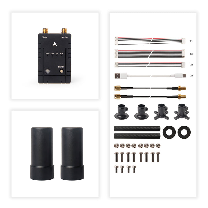 H-RTK Unicore UM982 (Dual Antenna Heading) - Holybro Store